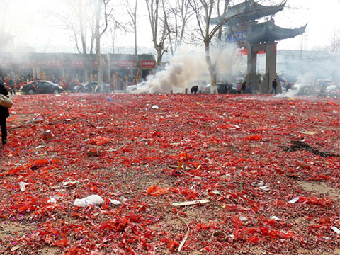 La fin des pétards et feux d’artifice en Chine?